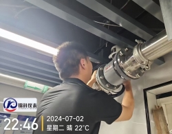 锦科仪表加班施工实拍！